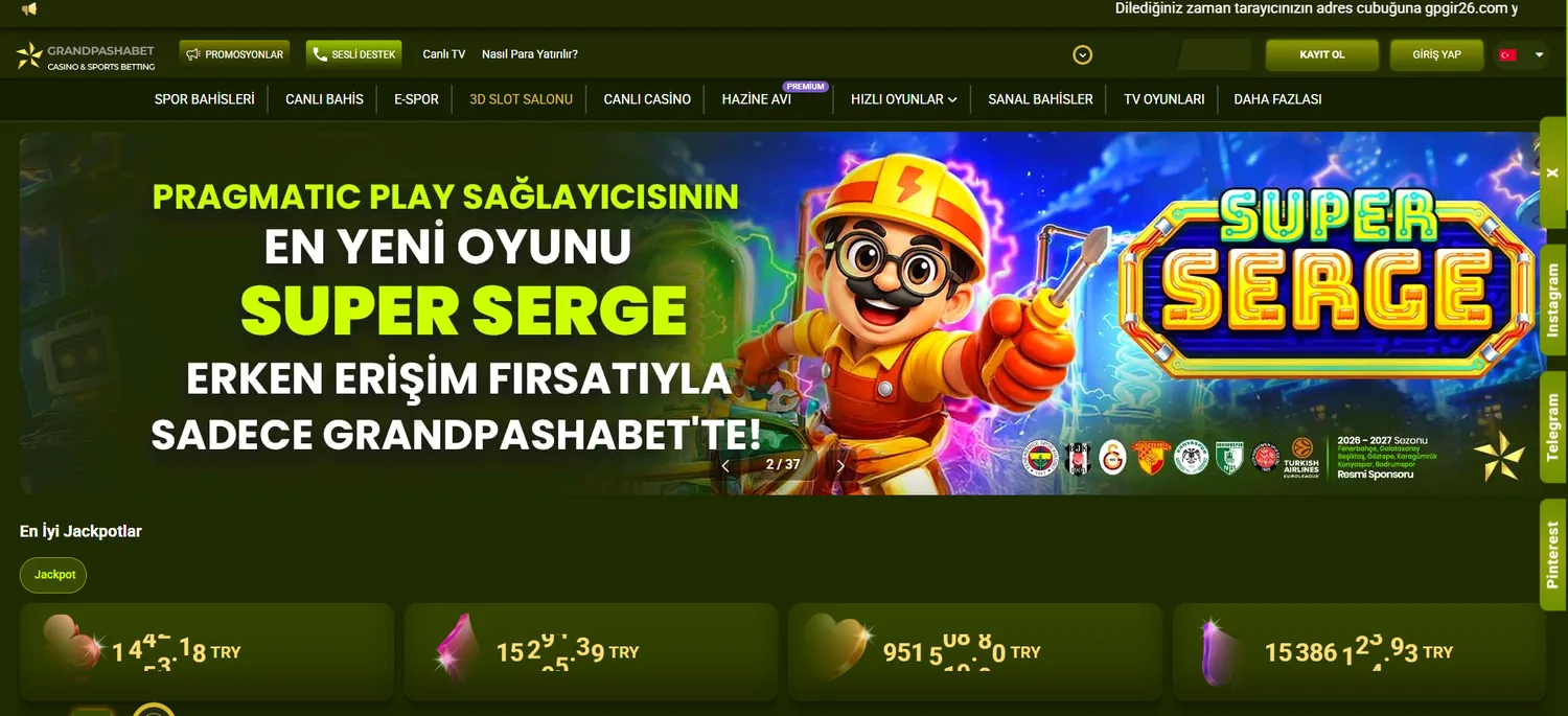 Slot salonu ekranı: jackpot sayaçları ve erken erişim duyurusu